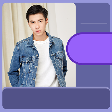 男装潮服外套电商淘宝直通车主图背景