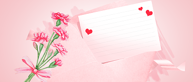 母亲节快乐温馨公众号首图背景