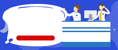 大学生心理健康日蓝色卡通新媒体配图背景