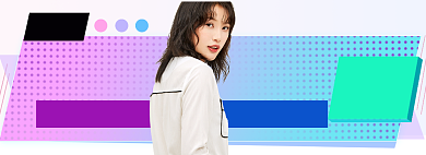 女装新势力周模板背景