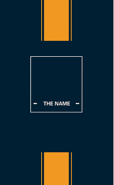 竖版商务简约色块名片模板背景