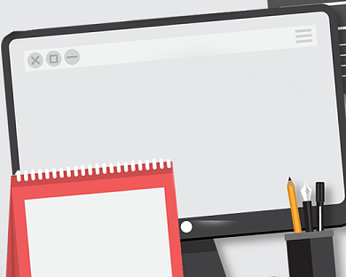 赚钱技能培训班创意卡通小程序封面背景