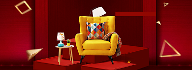 春季家装海报banner模板背景