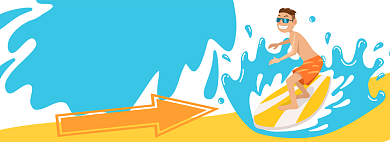 夏日泳装户外运动度假电商淘宝banner图背景