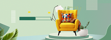 家装家具特惠大促海报banner背景