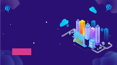 区块链科技峰会深蓝大气手机横图背景