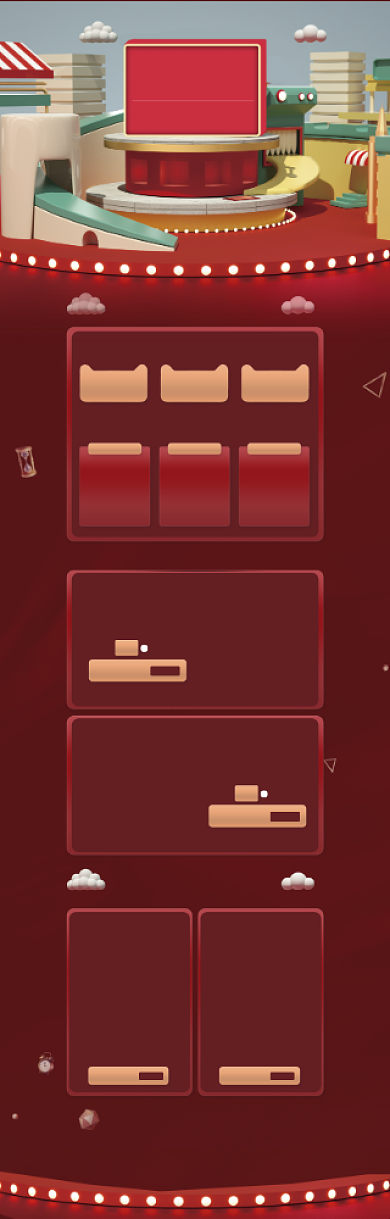 立体风格火拼618促销电商首页背景