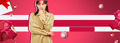 女装上新banner模板背景
