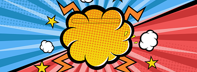 愚人节海报banner模板背景