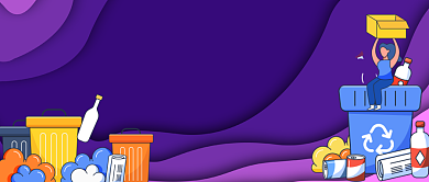 世界环境日生态环境手绘公众号首图背景