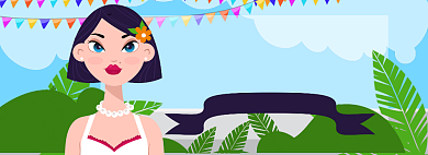 春夏狂欢季淘宝电商banner图背景