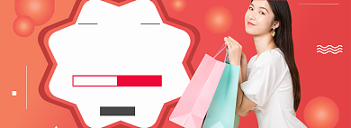 51女装特卖海报banner模板背景