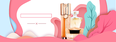 母亲节美妆海报banner模板背景