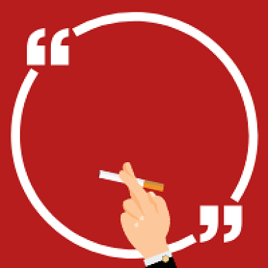 世界无烟日简约插画公众号次图背景