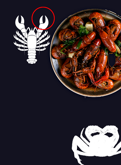 简约地摊美食小龙虾海报背景