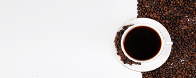 时尚简约下午茶优惠券背景