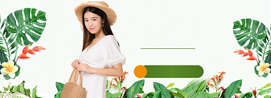 女装上新海报banner背景