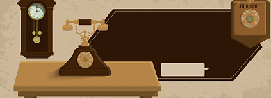 复古家居淘宝电商banner图背景