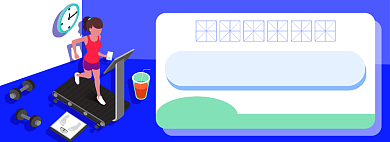 跑步机电商淘宝banner图背景