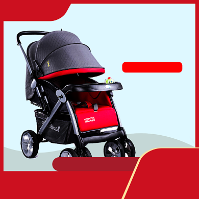 婴儿车母婴用品电商直通车主图背景