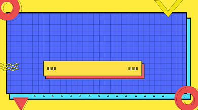 地摊赚钱指南孟菲斯几何手机横图背景
