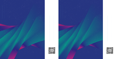 渐变彩色未来科技礼品手提袋包装背景