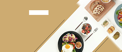 简约一周轻体计划美食教程公众号封面背景