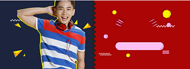 夏季男装上新海报banner背景