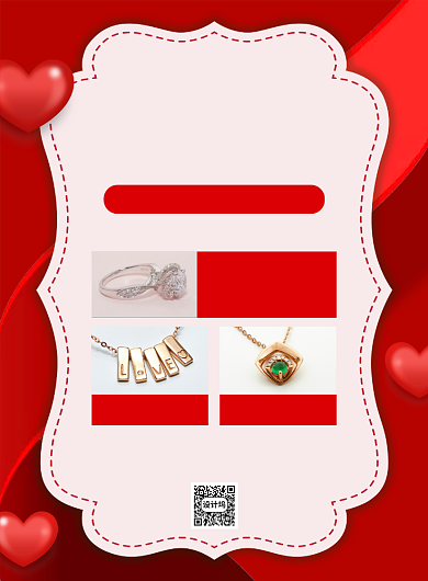 520首饰珠宝促销活动广告印刷海报背景