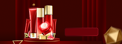 618美妆年中盛典大促背景