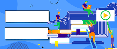 蓝色插画高考试题往期回顾公众号首图背景