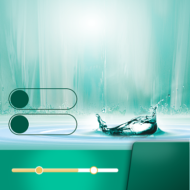 春天绿色清新化妆美容主图背景