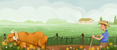 立夏时节二十四节气公众号首图背景