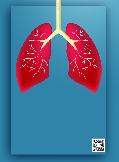 世界防治肺结核日印刷海报背景