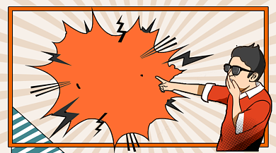 地摊经济创意插画手机横图背景