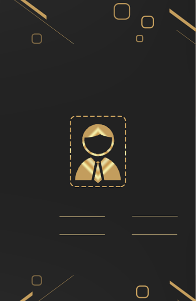 黑色创意时尚工作证背景