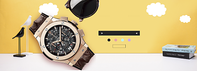 简约父亲节手表促销banner背景