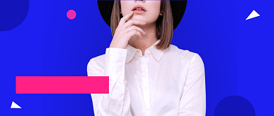 创意白领ol风穿搭课程公众号首图背景