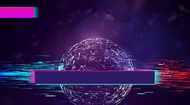 互联网科技峰会炫彩大气手机横图背景