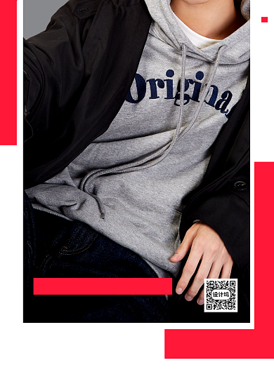 简约时尚春季上新男装促销宣传海报背景