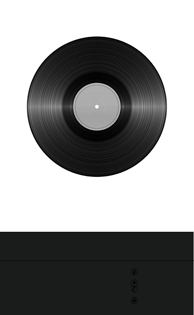 创意大气唱片娱乐文化企业竖版名片模板背景