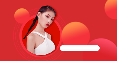 红色直播地摊经济背景