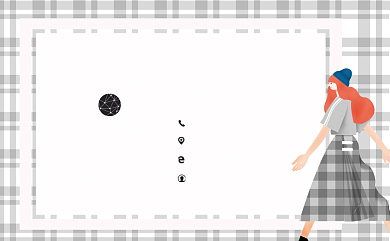 服装设计名片模板背景