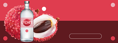 气泡荔枝酒电商淘宝banner图背景