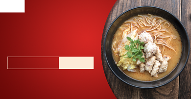 美食面条钻展电脑端手机端电商背景