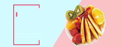 水果美团盛典大促背景