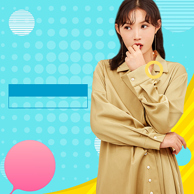 春季上新女装直通车背景