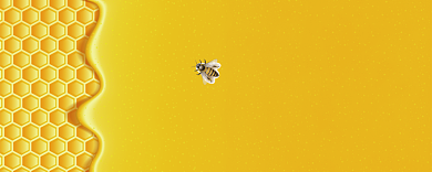 99元黄色蜂蜜代金券背景