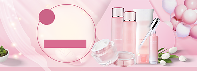 母亲节美妆海报banner模板背景