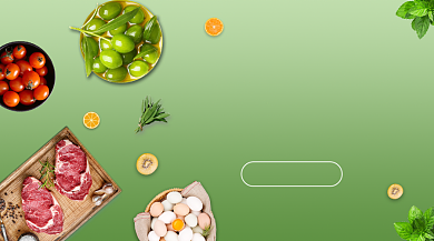 生鲜水果促销绿色清新手机横图背景